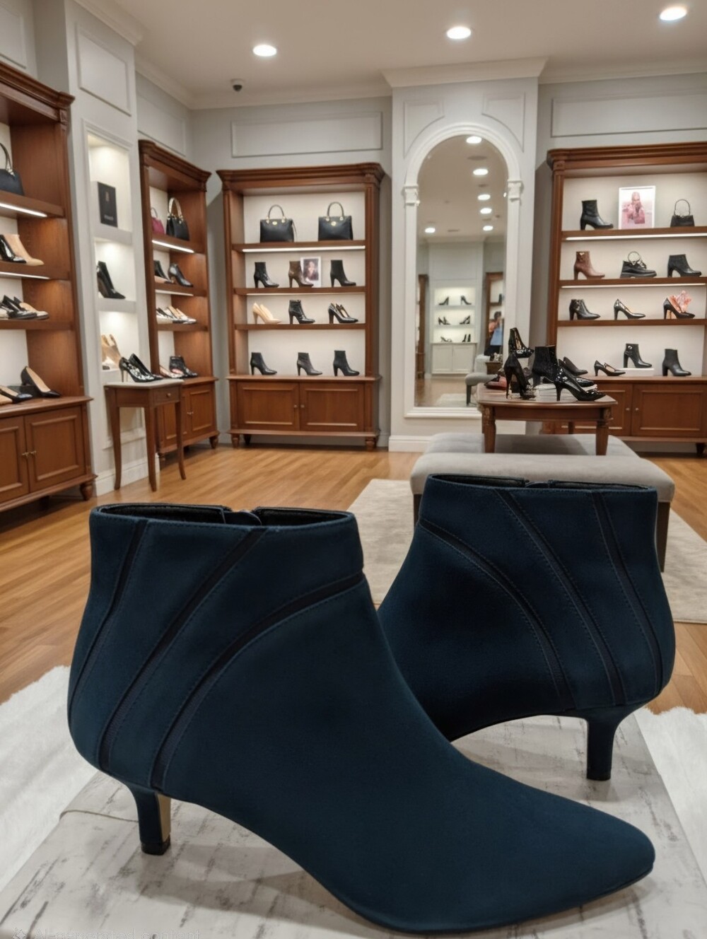 Bella Vita Leather Faraday Suede Booties Women's Sz 8 WW (Wide) New